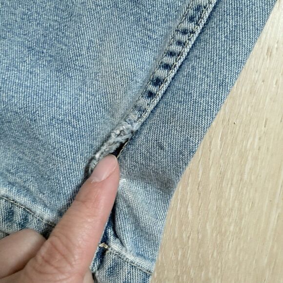 VTG 90s GAP Wide Leg Jeans Made in USA 28x30 Baggy Thrashed Grunge Skater Unisex - Picture 7 of 16